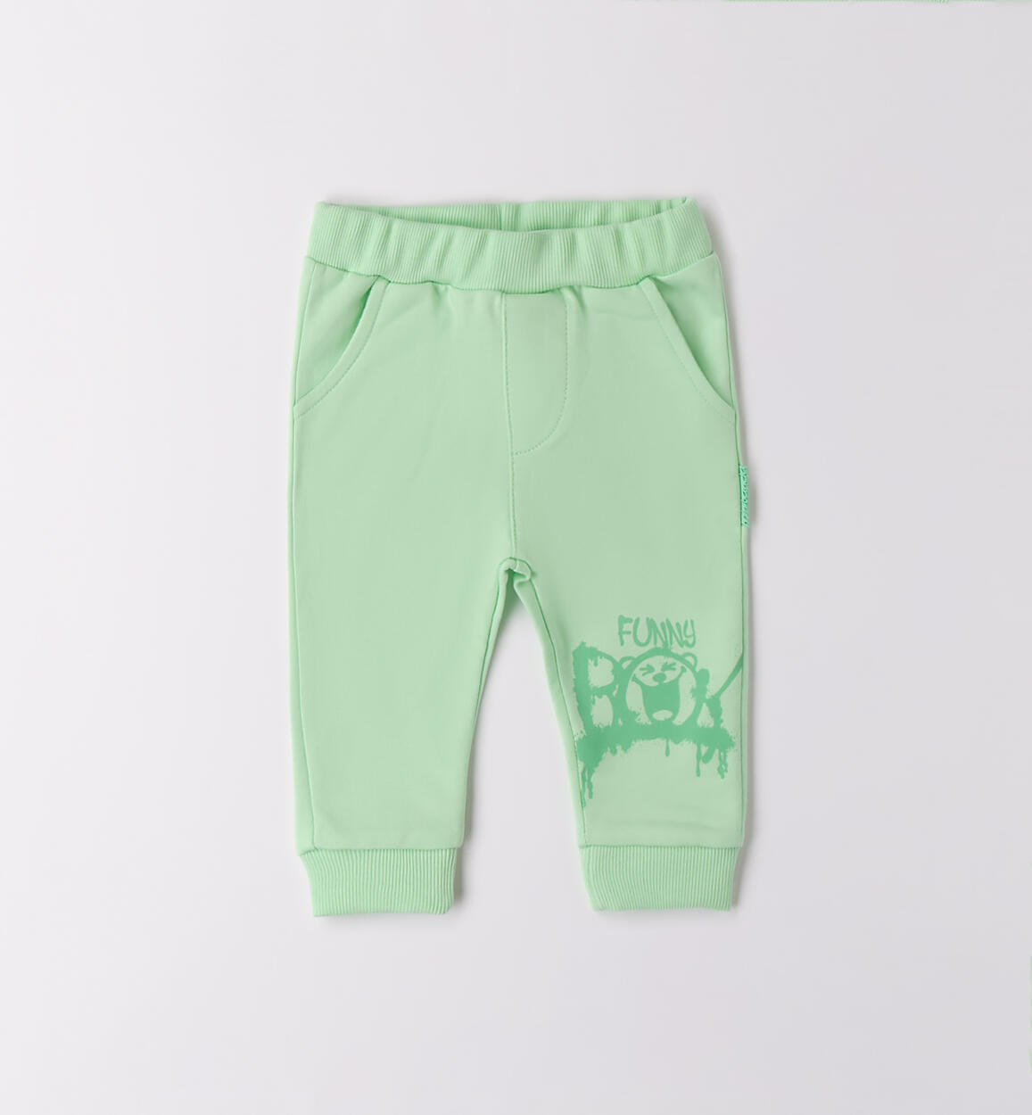 Completo 3 pezzi neonato BIANCO-VERDE-6BEQ - 0263B64000