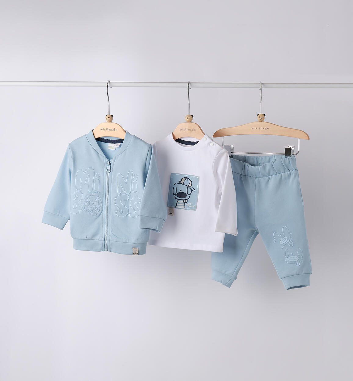 Three-Piece Baby Outfit BLUE iDO