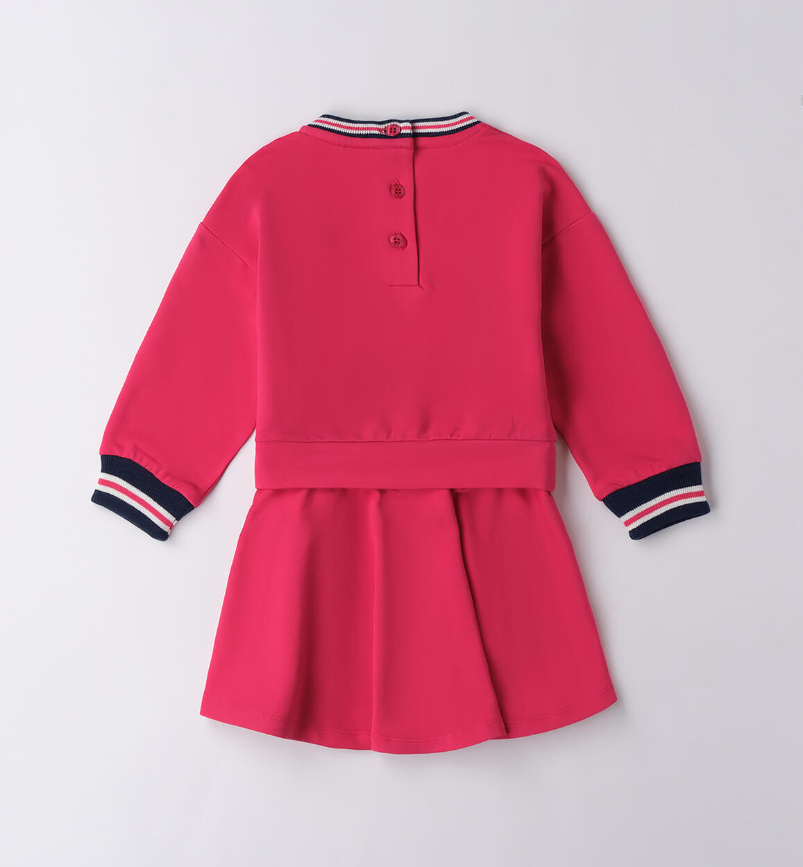 Completo bambina con gonna FRAGOLA-2365 - 1044F33100