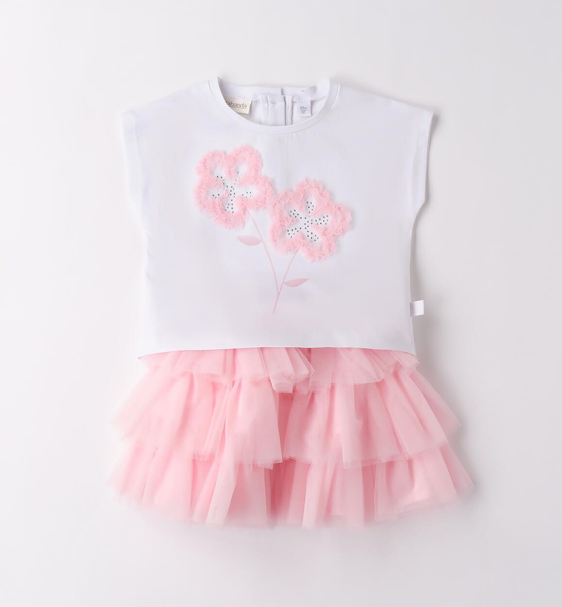 Completo bambina con gonna ROSA-2762 - 1870B34700