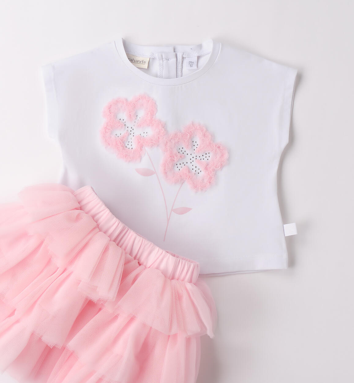 Completo bambina con gonna ROSA-2762 - 1870B34700