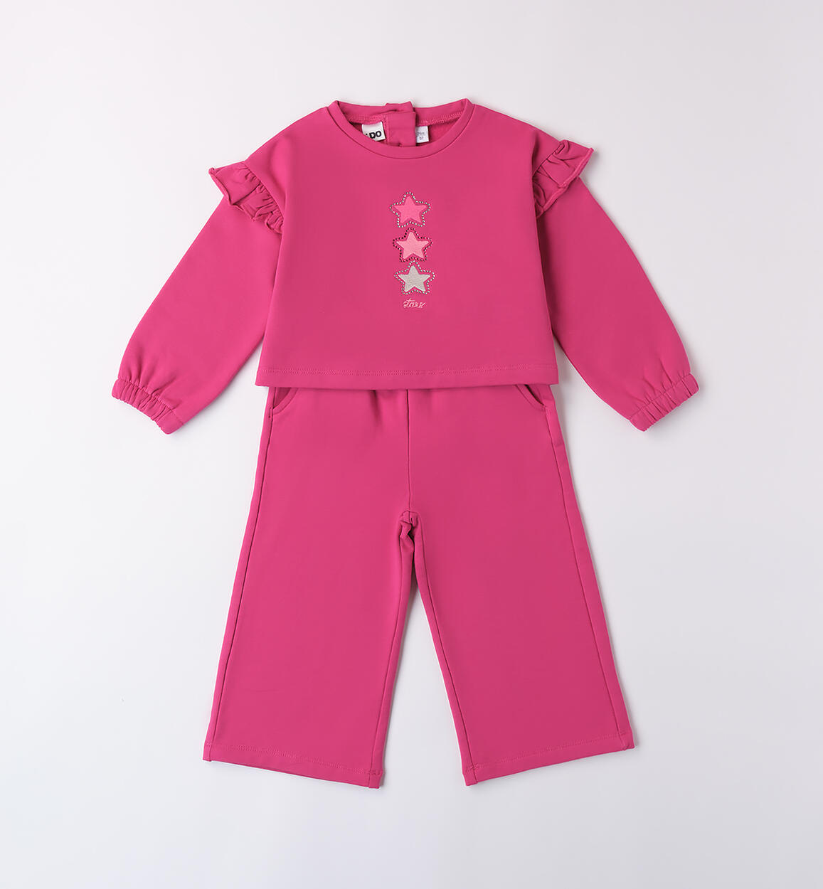 Completo bambina due pezzi FUCSIA iDO