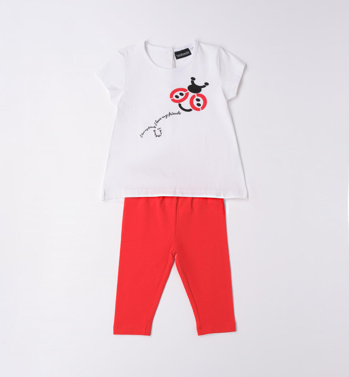 Completo bambina fantasie varie ROSSO Sarabanda