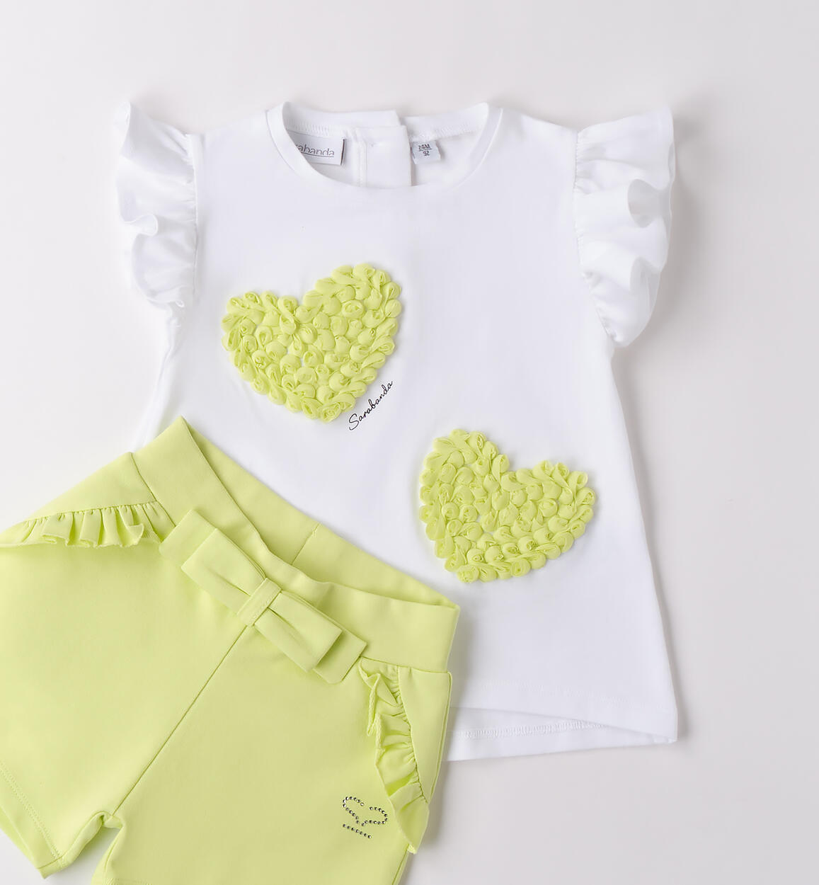 Completo bambina Sarabanda BIANCO-0113 - 1870B34900