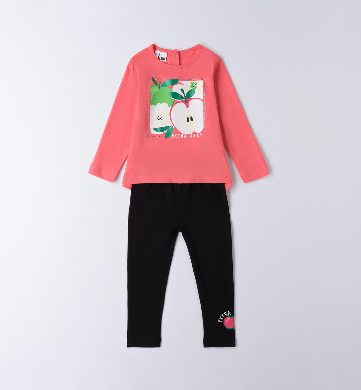 Completo bambina sportivo ROSSO iDO