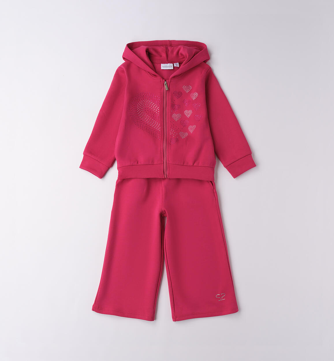 Completo bambina sportivo ROSSO Sarabanda