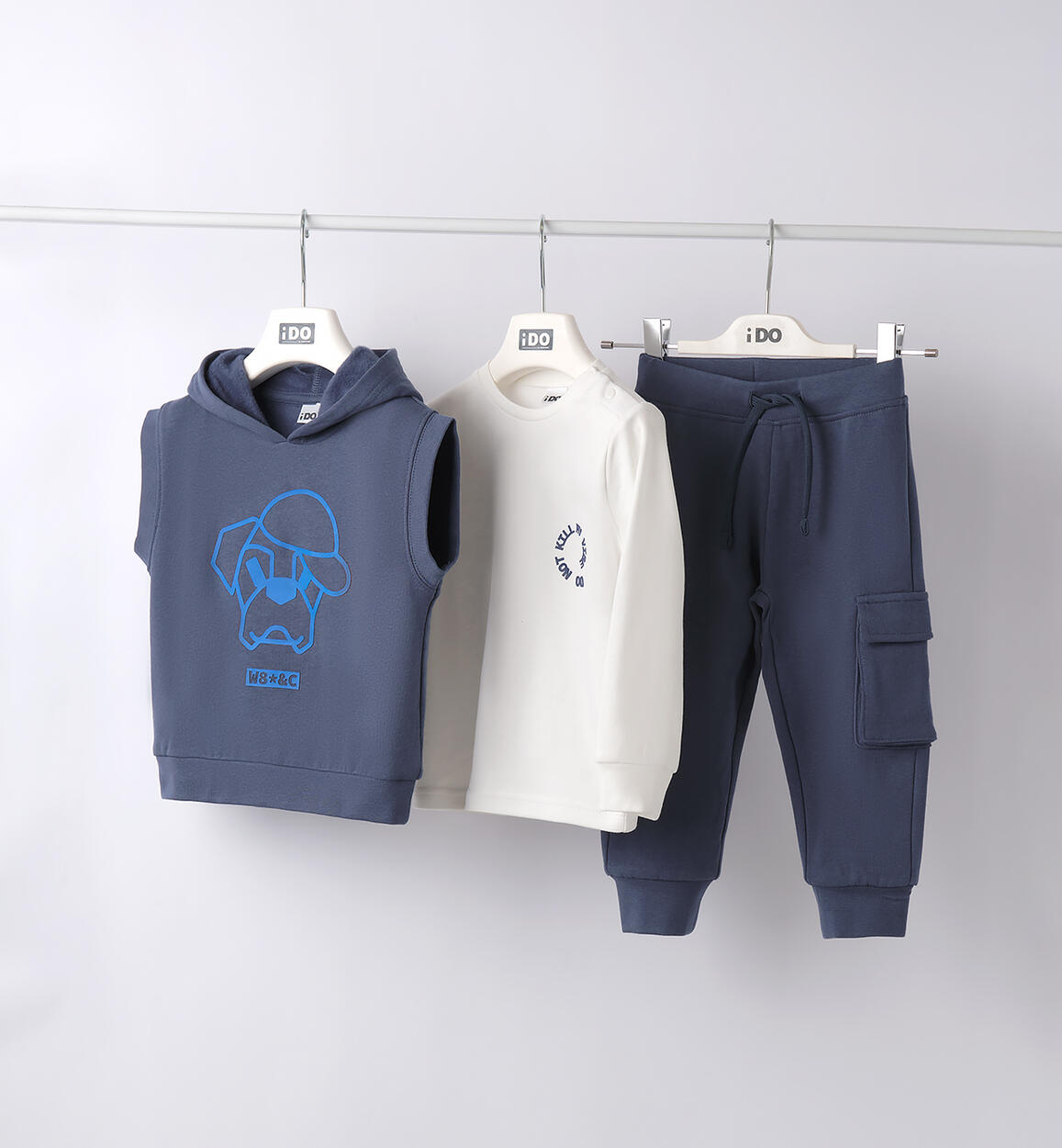 Completo bambino sportivo BLU iDO