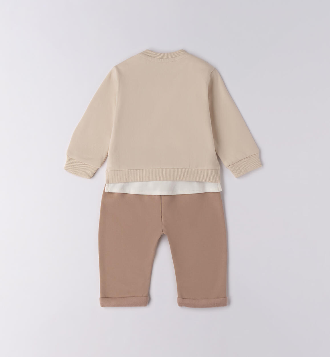Completo bambino sportivo ECRU'-0164 - 0264F01900