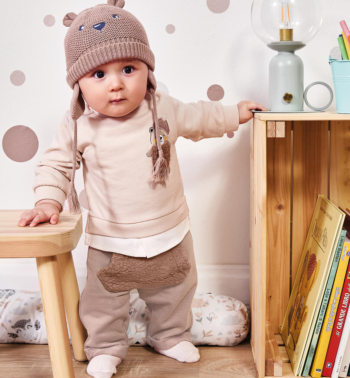 Completo bambino sportivo BEIGE iDO