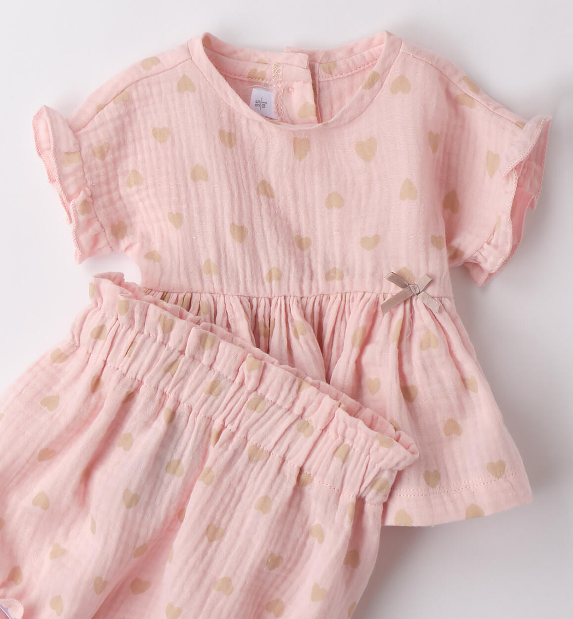 Completo bimba estivo ROSA-CACAO-6BFT - 0873B78900