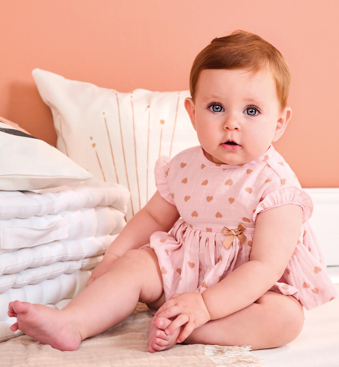 Completo bimba estivo ROSA Minibanda