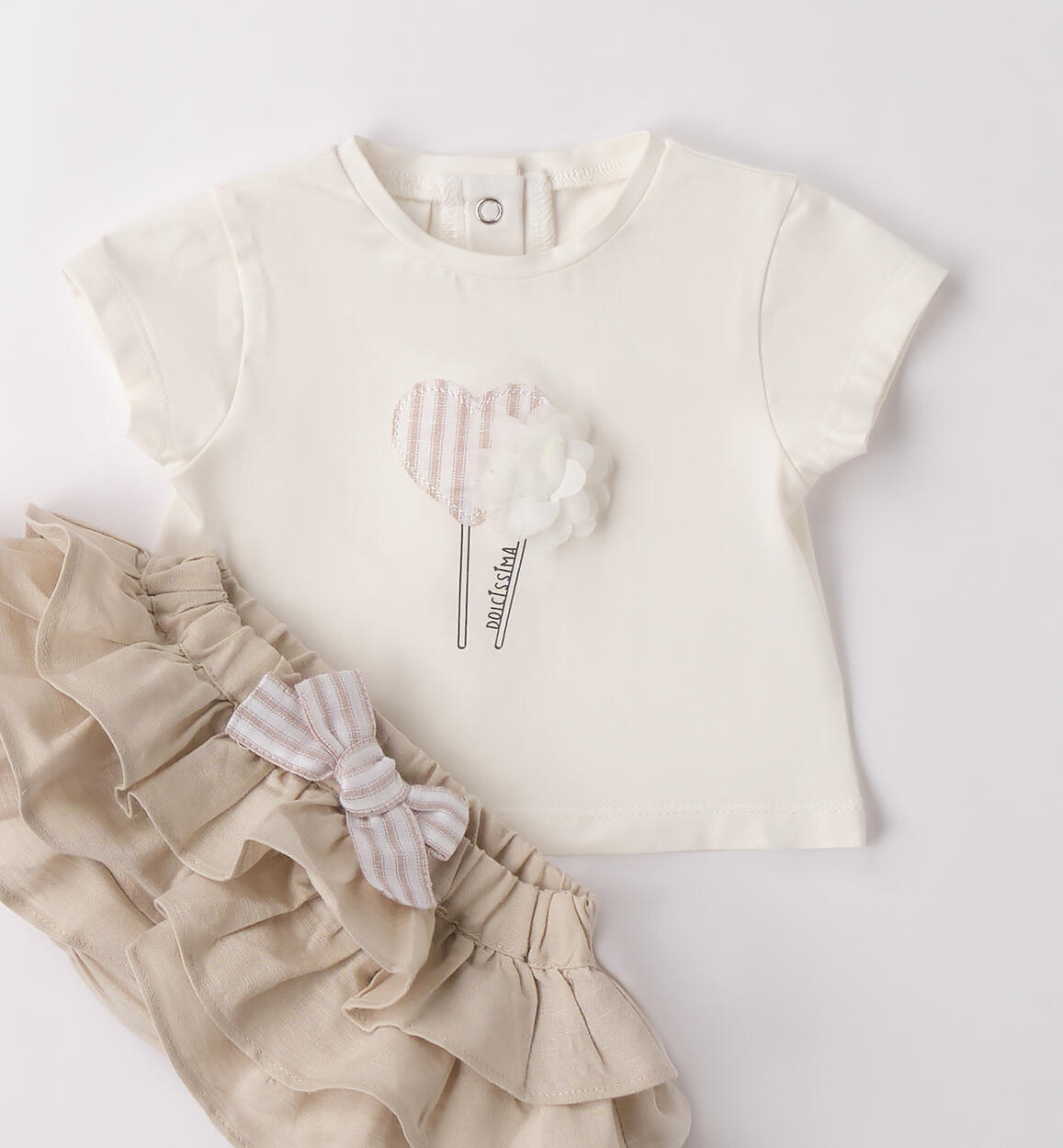 Completo bimba neonata iDO BEIGE-0434 - 0874B19400