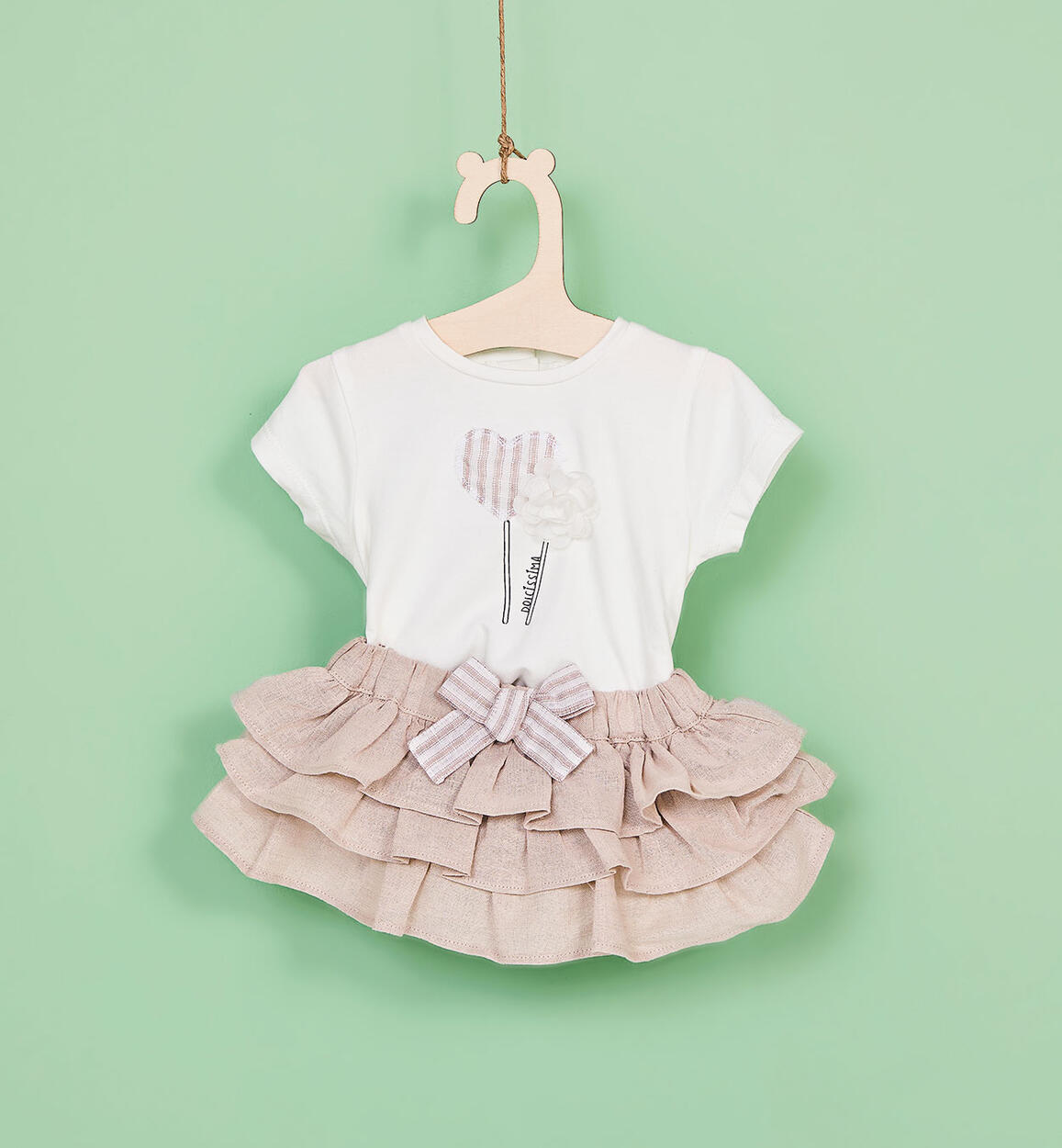 Completo bimba neonata iDO BEIGE iDO