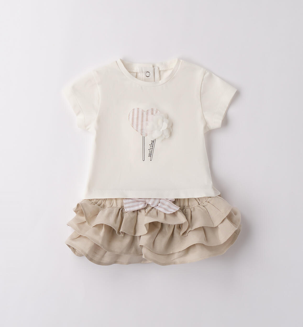 Completo bimba neonata iDO BEIGE-0434 - 0874B19400