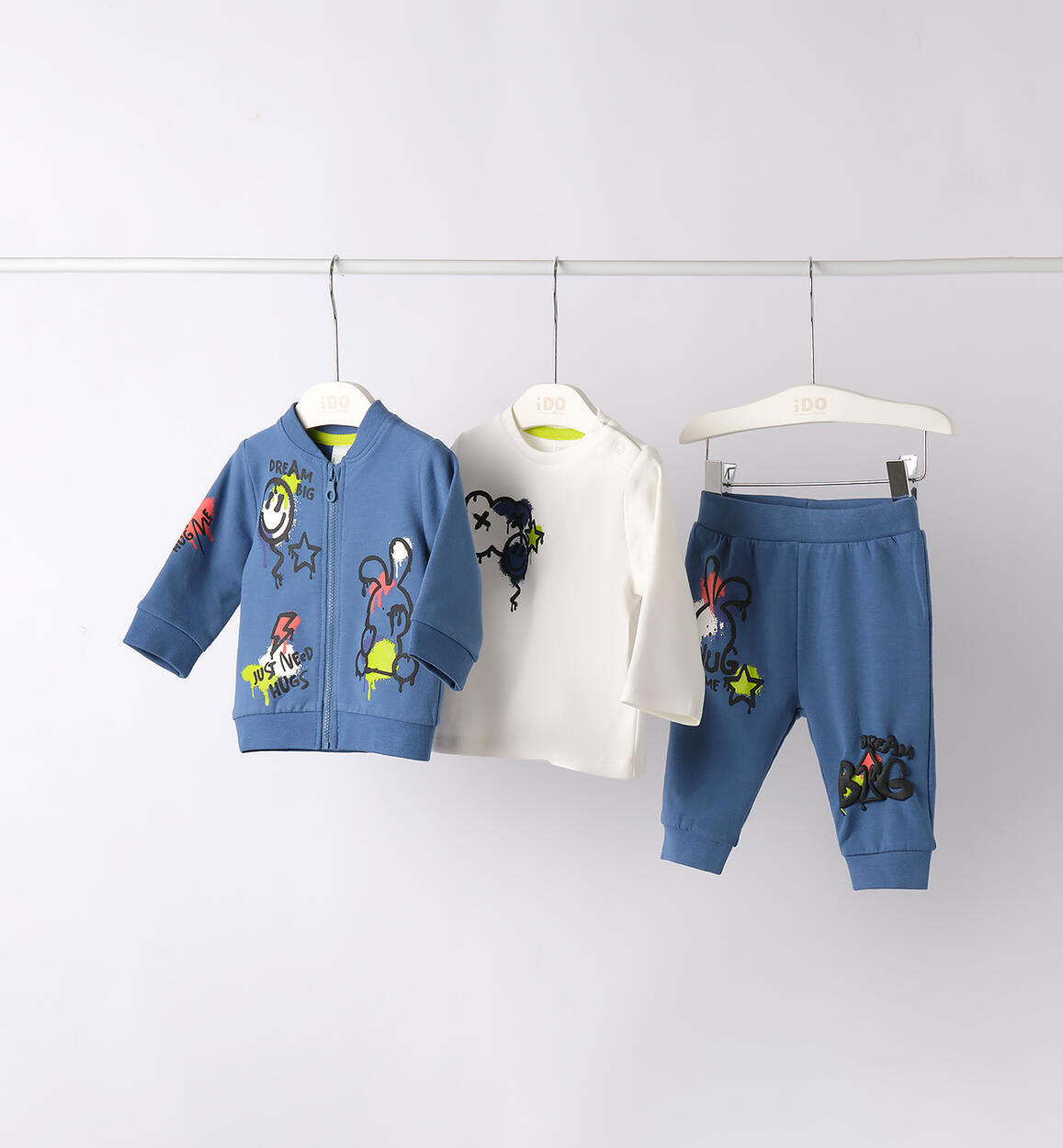 Completo bimbo 3 pezzi BLU iDO