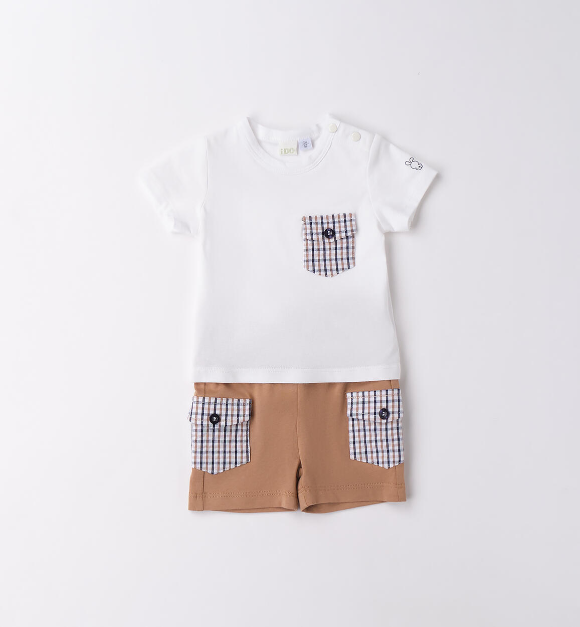 Completo bimbo neonato BIANCO iDO