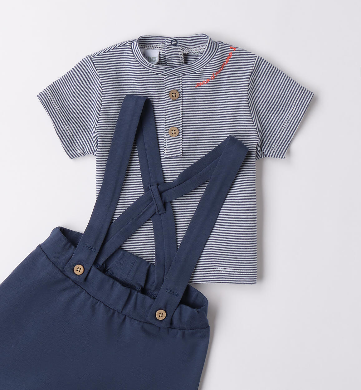 Completo bimbo salopette BLU-3656 - 0274B01400