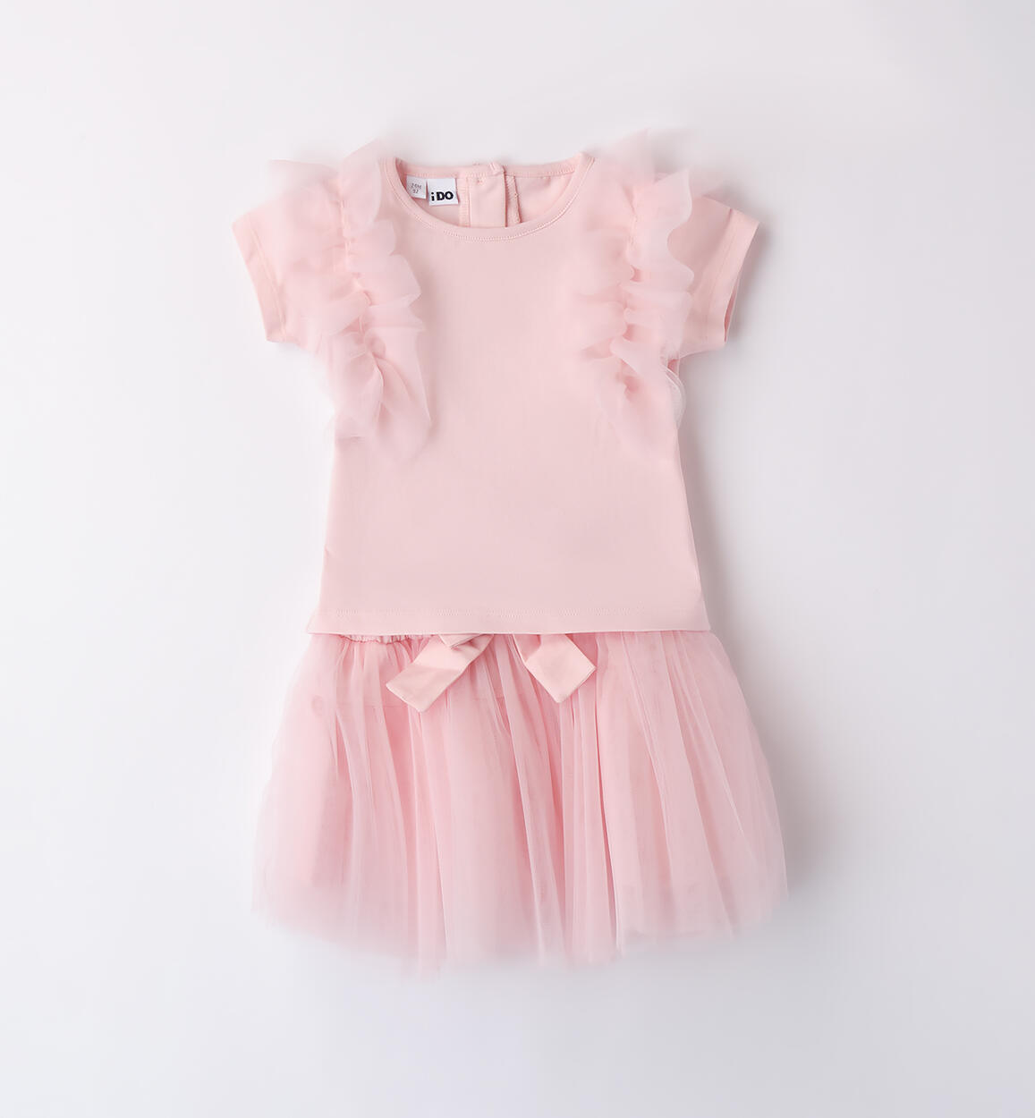 Completo cerimonia bambina ROSA iDO