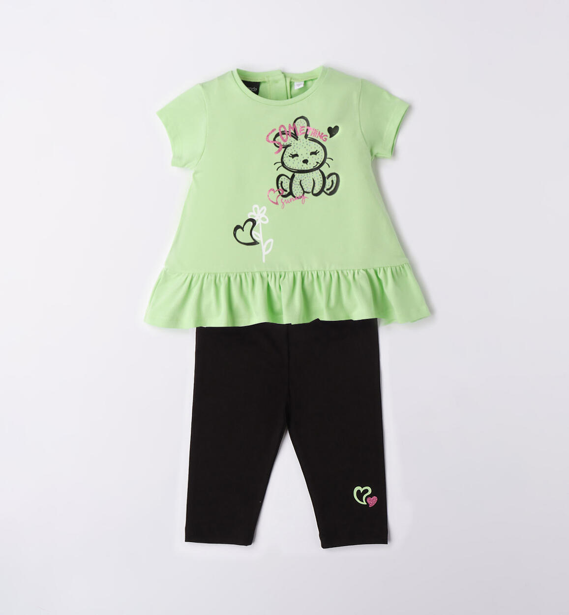 Completo coniglietto bambina BIANCO Sarabanda