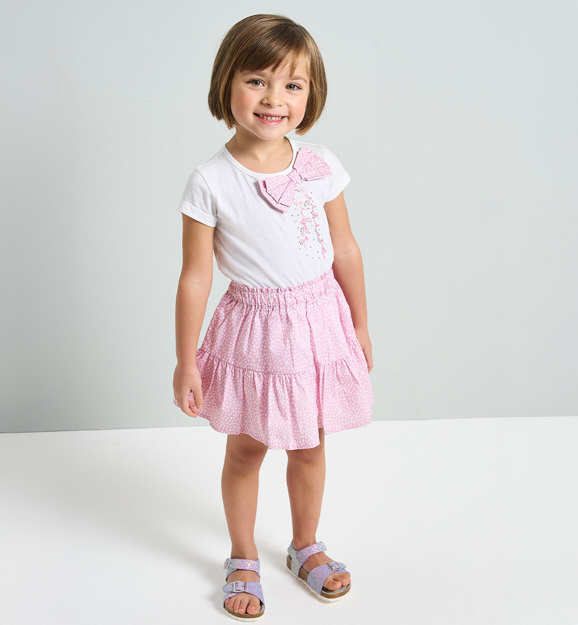 Completo da bambina BIANCO iDO