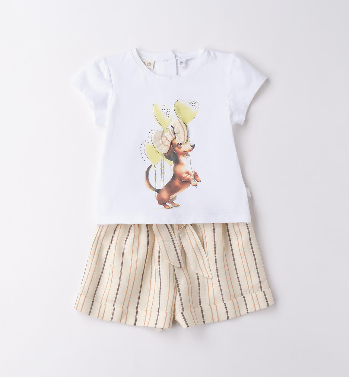 Completo da bambina Sarabanda BIANCO Sarabanda