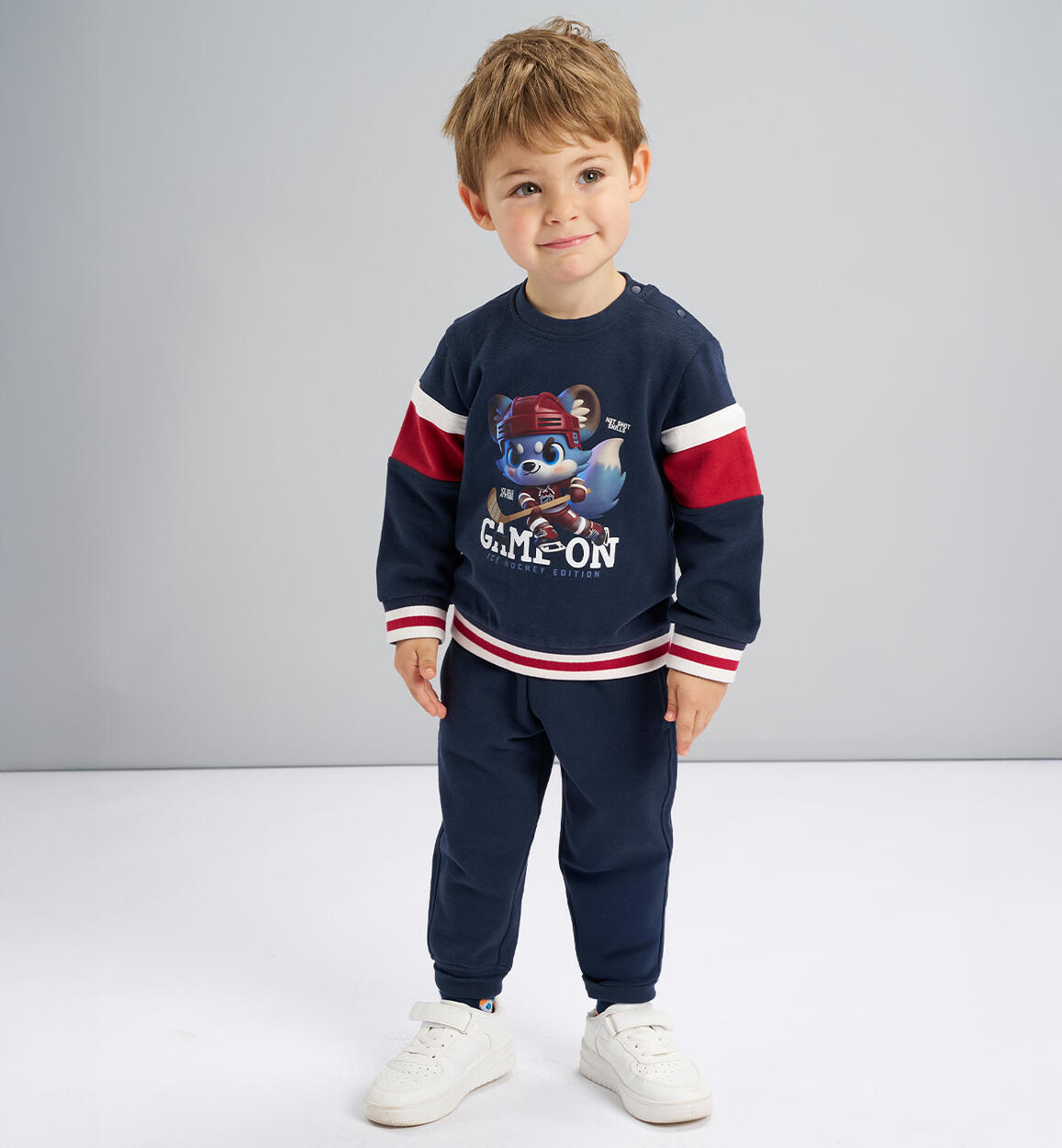 Completo da bambino 2 pezzi BLU iDO