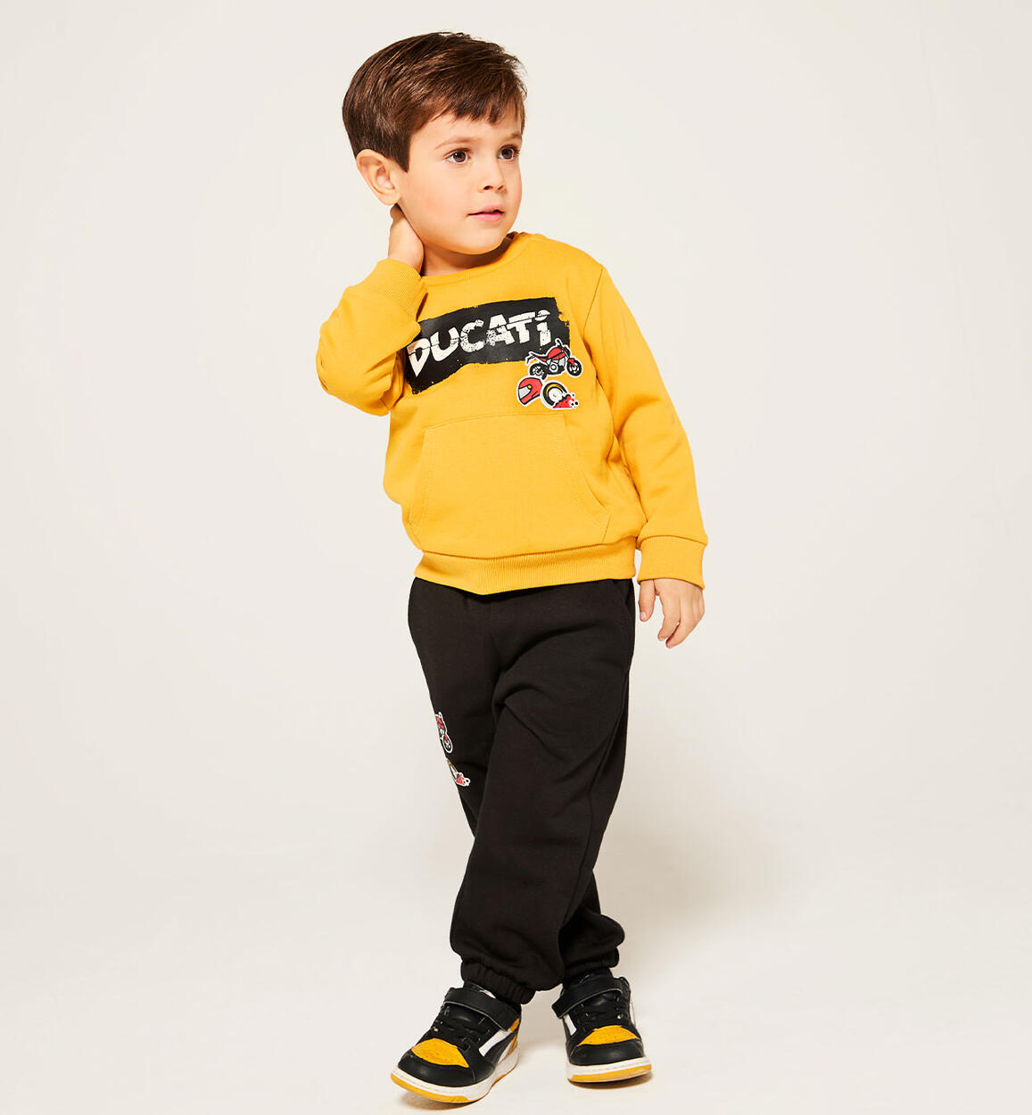 Completo Ducati bambino GIALLO DUCATI