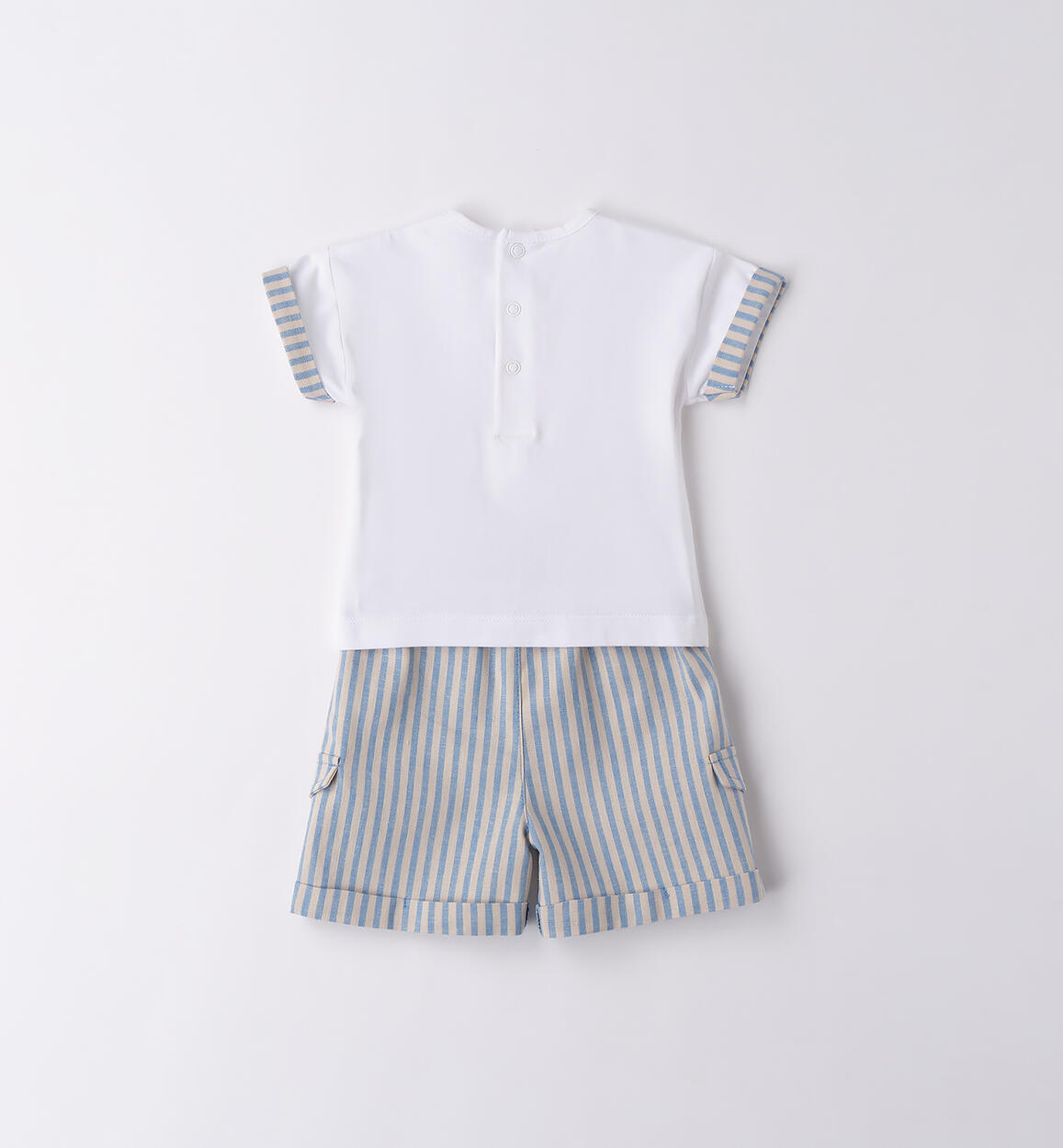 Completo due pezzi neonato BIANCO-0113 - 0273B63300