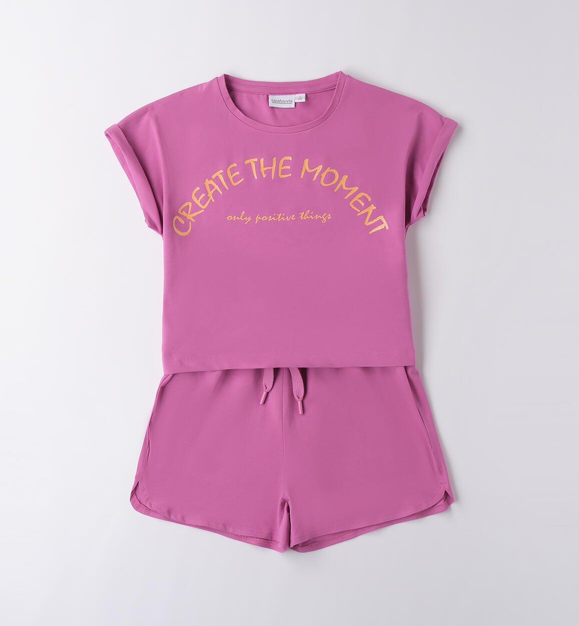 Completo due pezzi ragazza ROSA Sarabanda