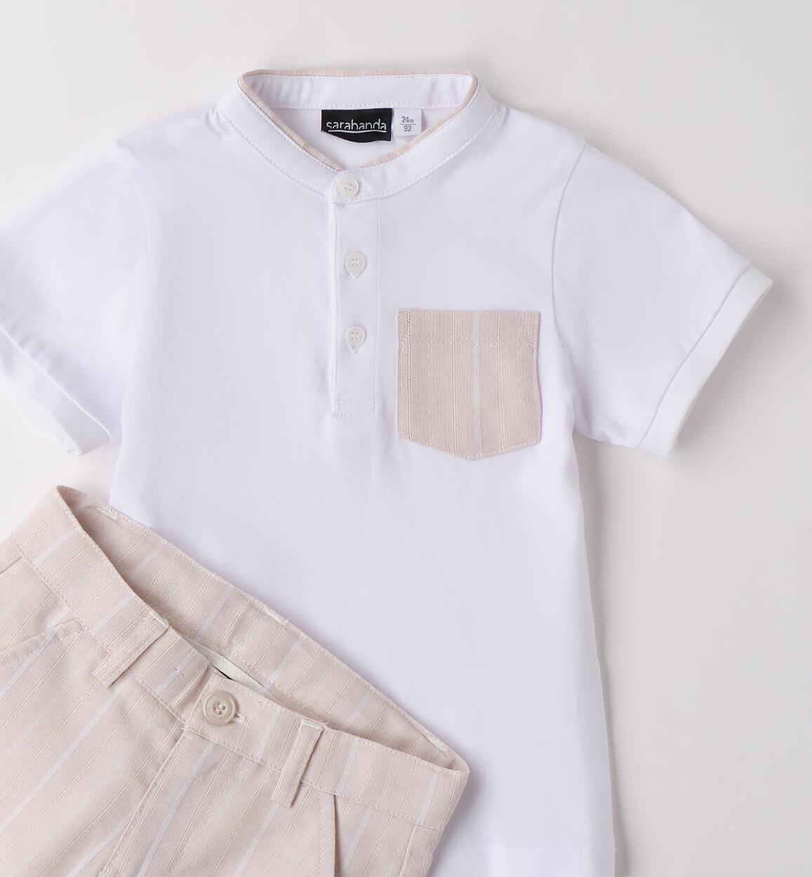 Completo elegante bambino BIANCO-0113 - 1270B16000