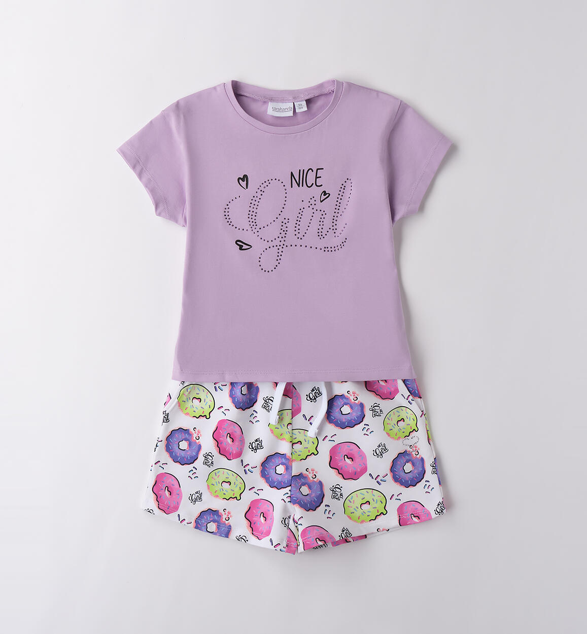 Completo estivo bambina BIANCO-MULTICOLOR-6BDD - 1870B255G0