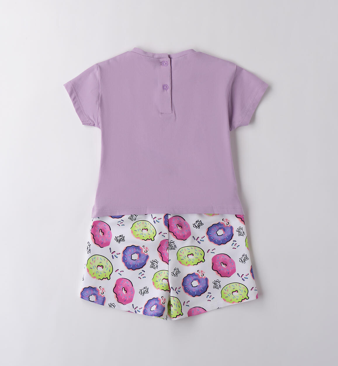 Completo estivo bambina BIANCO-MULTICOLOR-6BDD - 1870B255G0