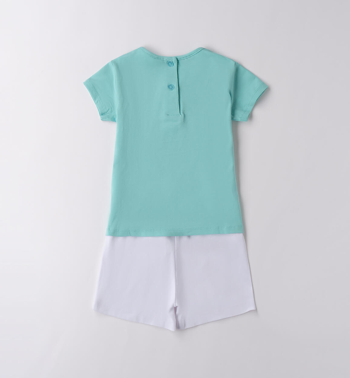 Completo estivo bambina VERDE MENTA-4431 - 1870B252G2