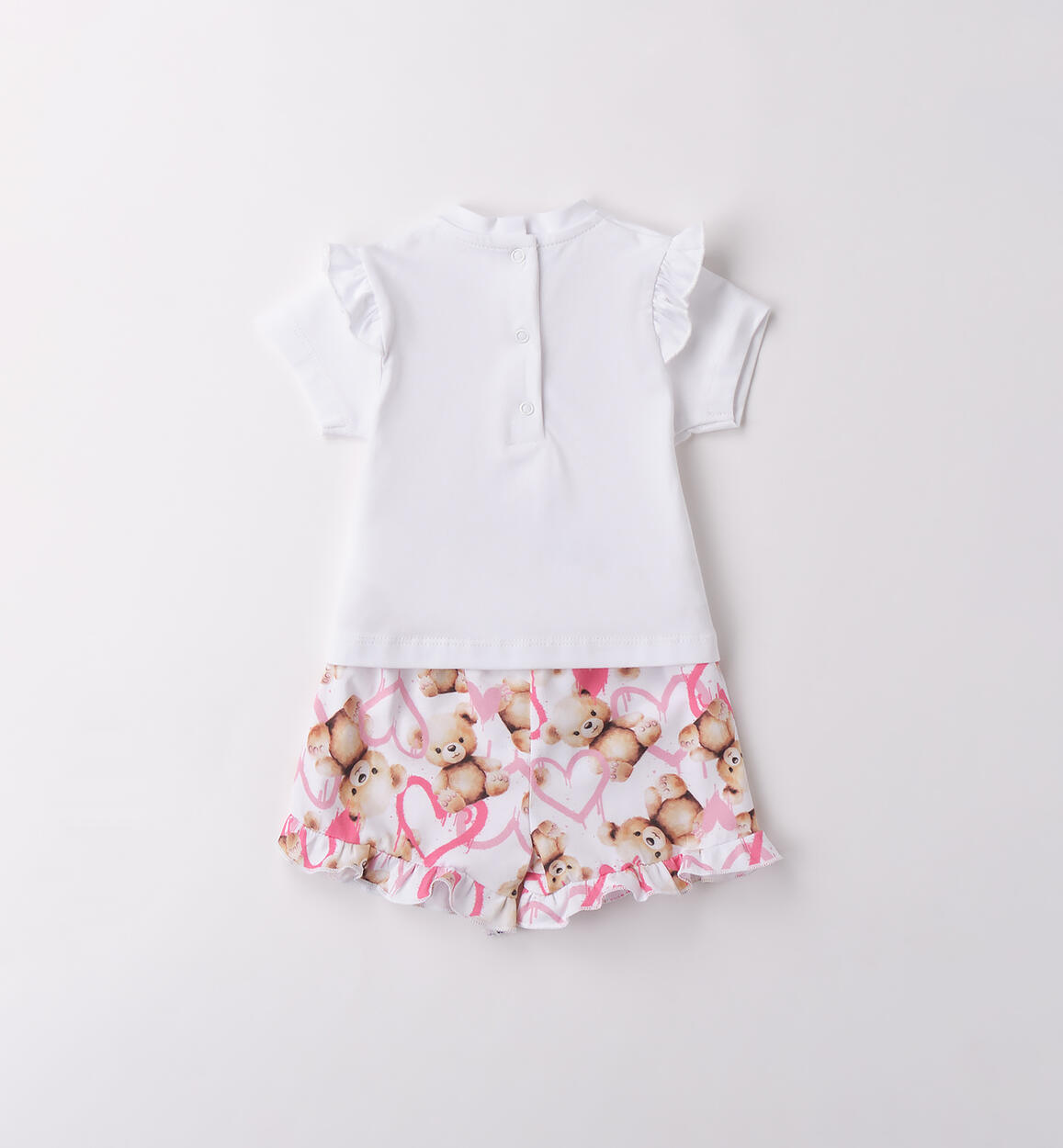 Completo estivo neonata BIANCO-0113 - 0873B75300