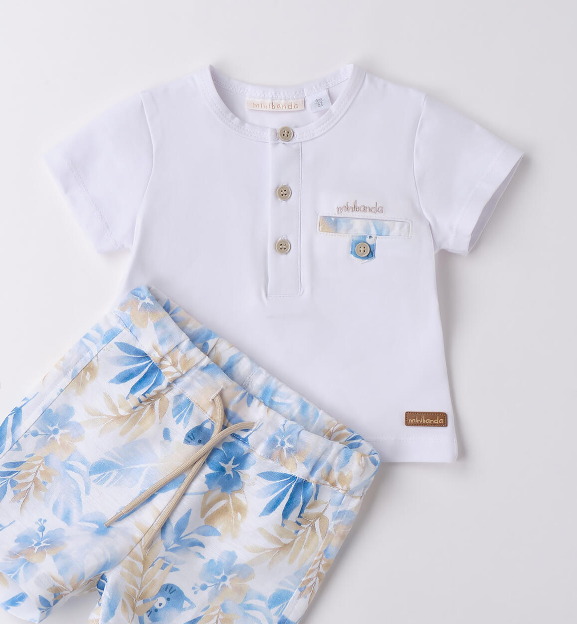 Completo estivo neonato BIANCO-0113 - 0273B63100