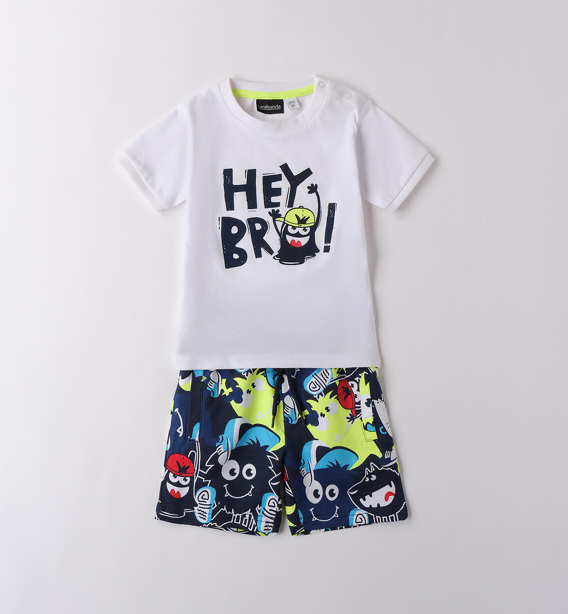 Completo estivo per bambino BIANCO-0113 - 1270B101G0