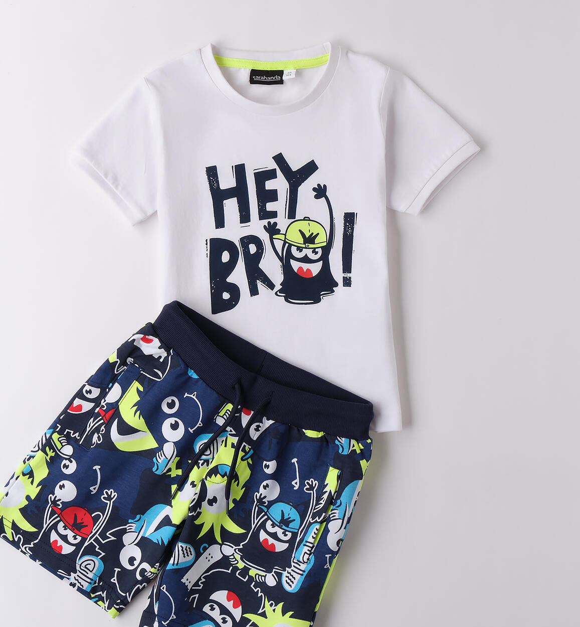 Completo estivo per bambino BIANCO-0113 - 1270B101G0