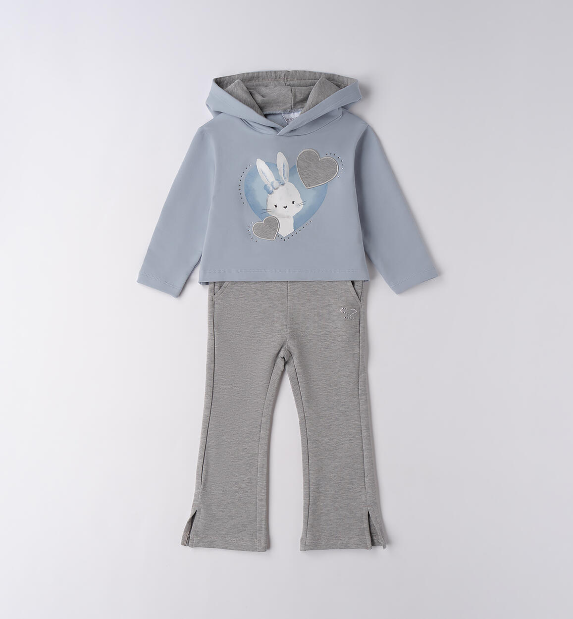 Completo leggins e maglia AZZURRO Sarabanda