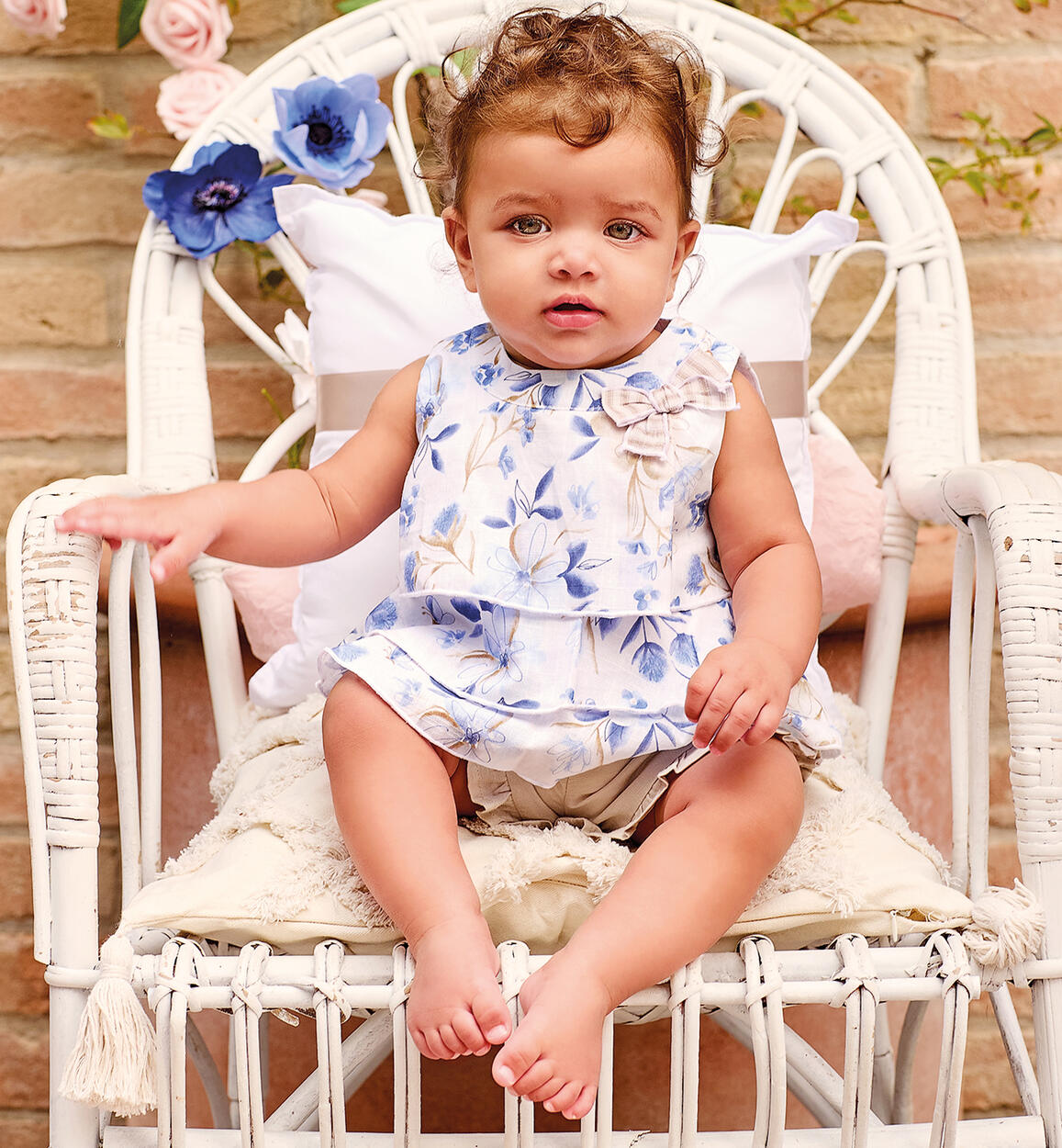 Completo Minibanda due pezzi AZZURRO Minibanda