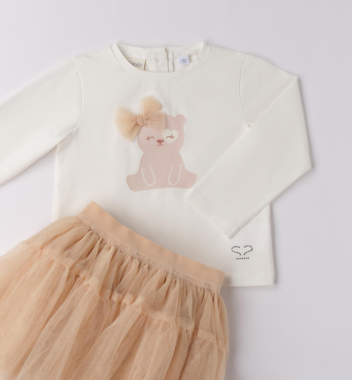 Completo natalizio bambina BEIGE-0924 - 1860F37100