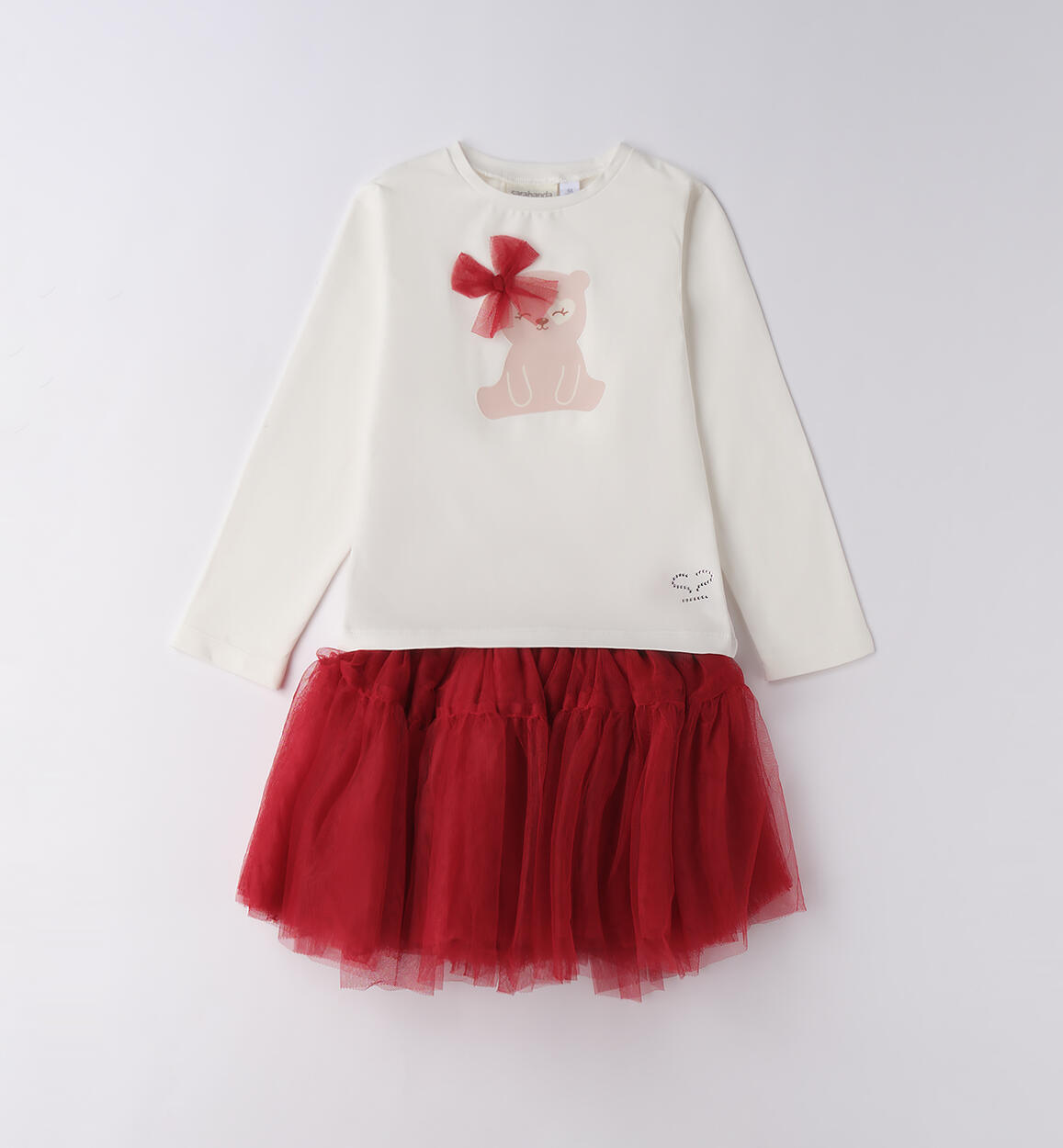 Completo natalizio bambina PANNA-0112 - 1860F37100