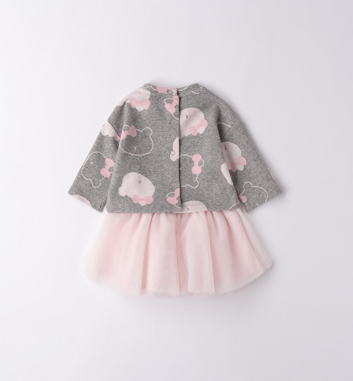 Completo neonata 2 pezzi GRIGIO MELANGE-8992 - 0863F77100