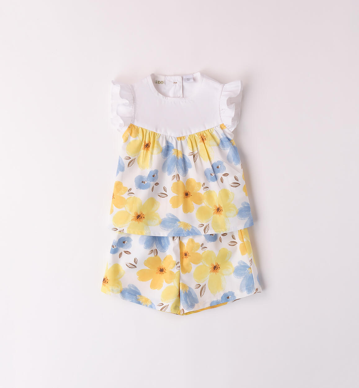 Completo neonata due pezzi BIANCO iDO