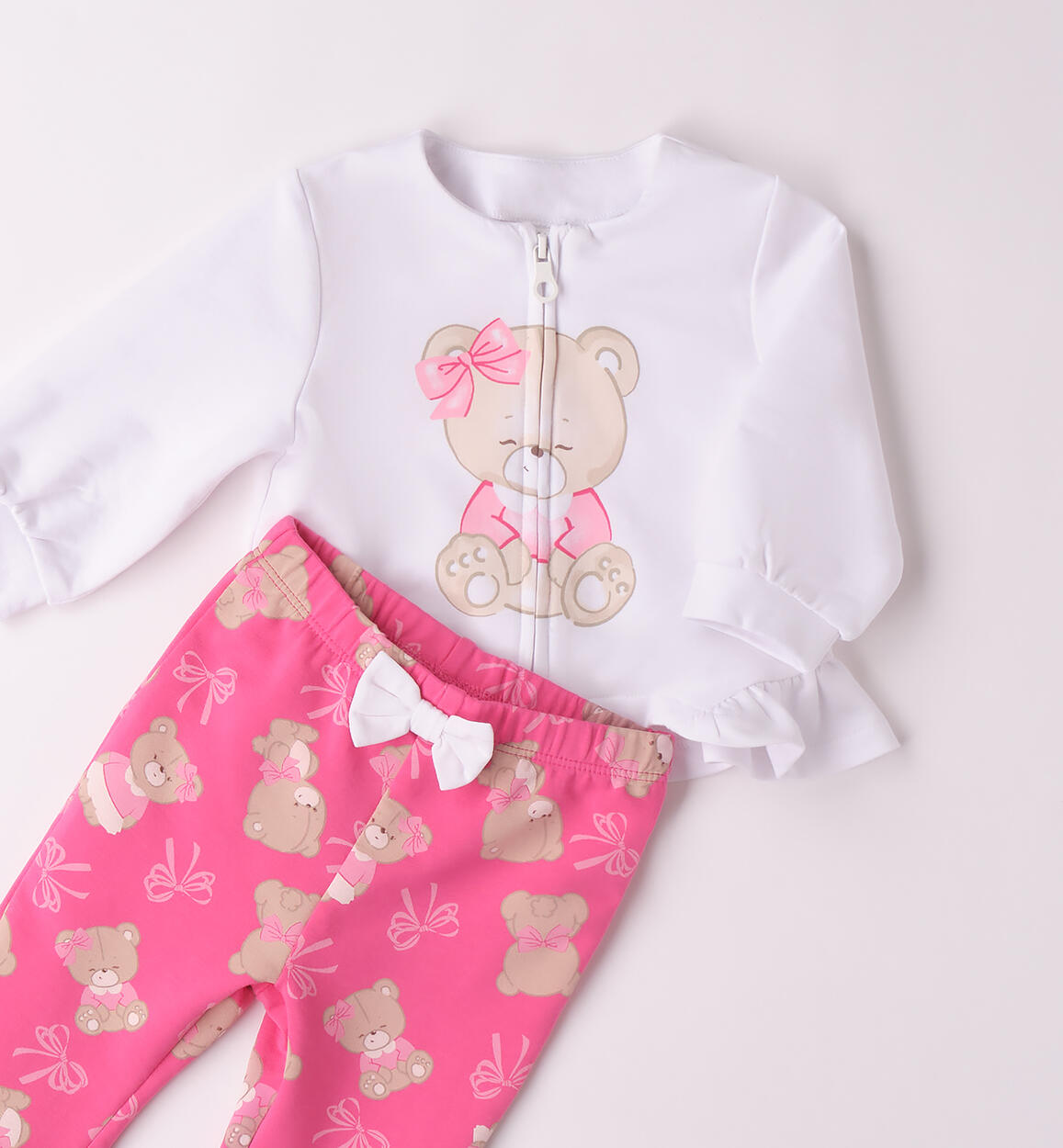 Completo neonata iDO FUCSIA-BEIGE-6BGE - 0044B14200