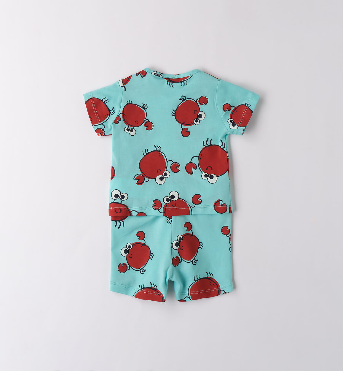 Completo neonato mare AZZURRO-ROSSO-6BGH - 0274B15600