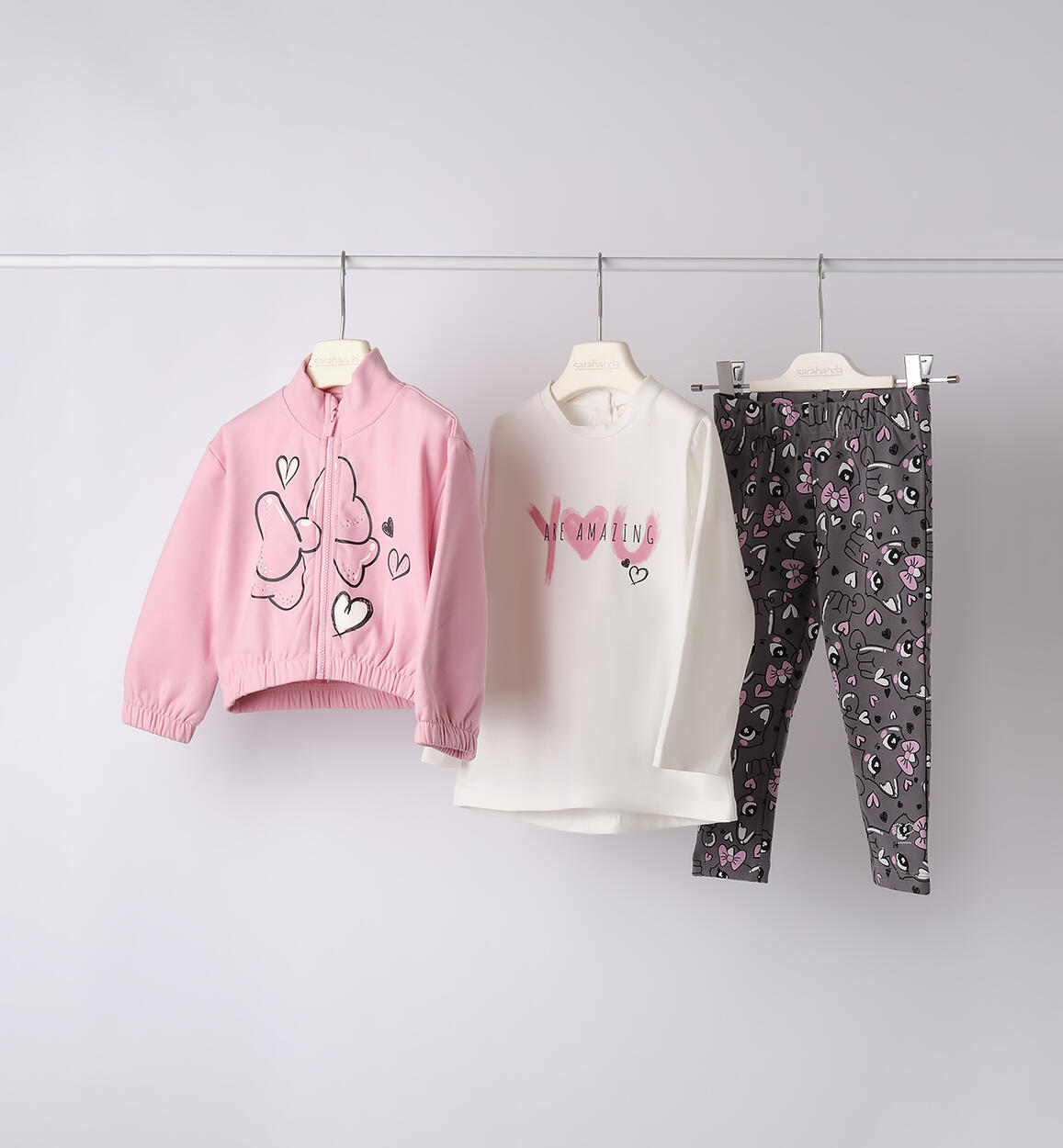 Completo per bambina ROSA Sarabanda