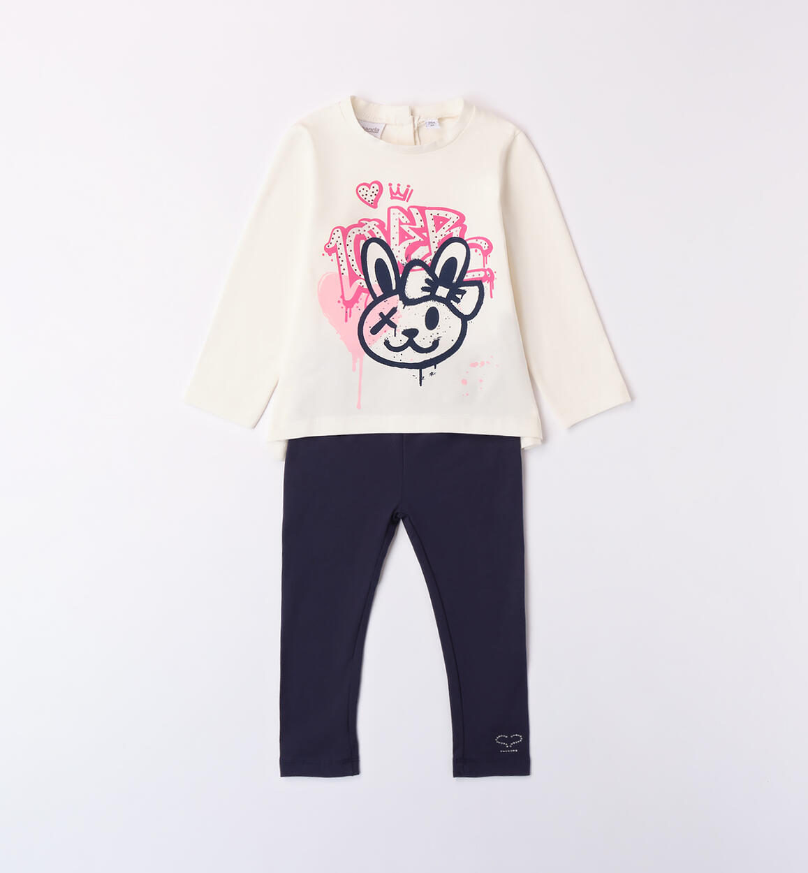 Completo per bambina due pezzi PANNA-0112 - 1040A337G1