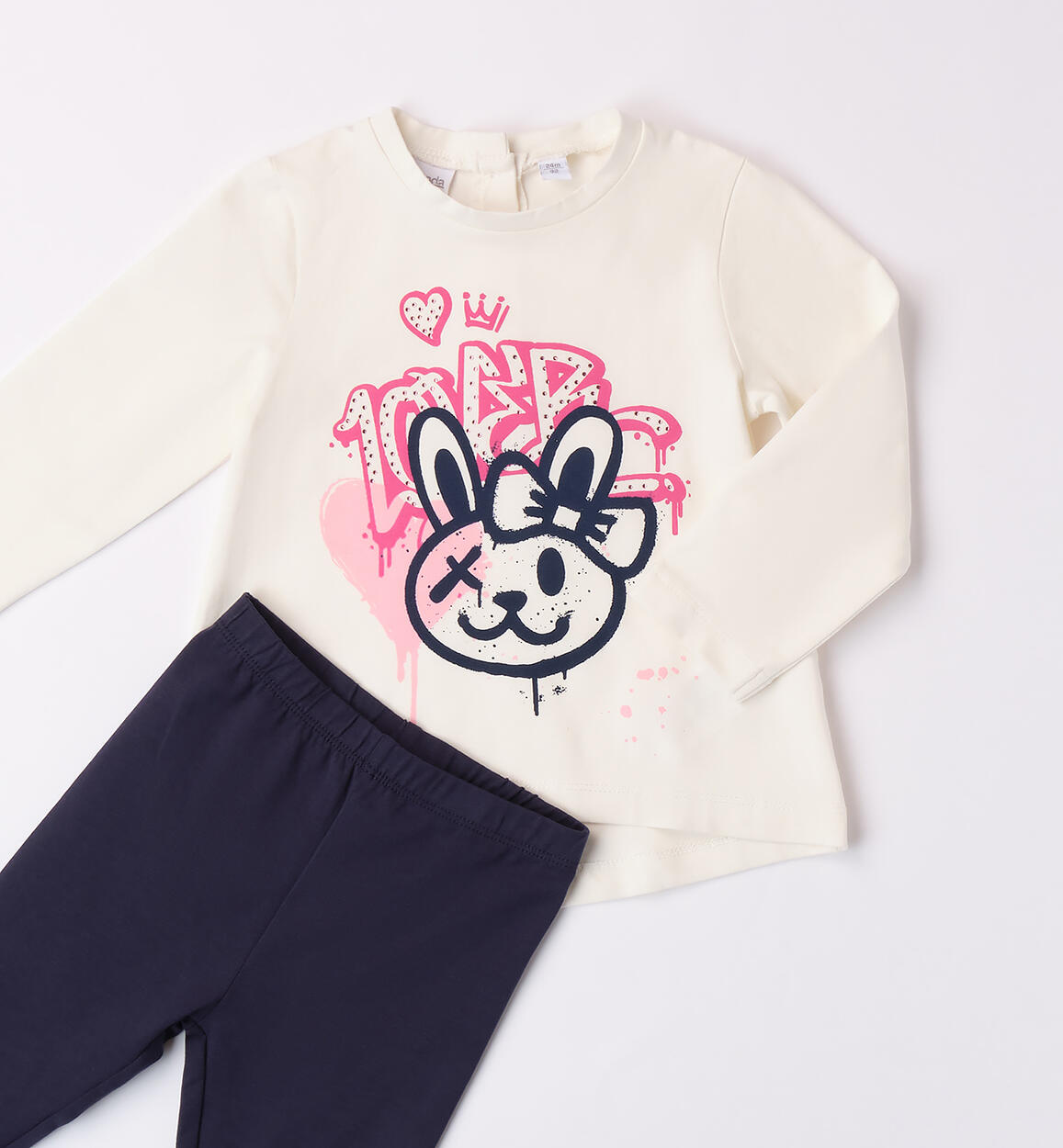 Completo per bambina due pezzi PANNA-0112 - 1040A337G1