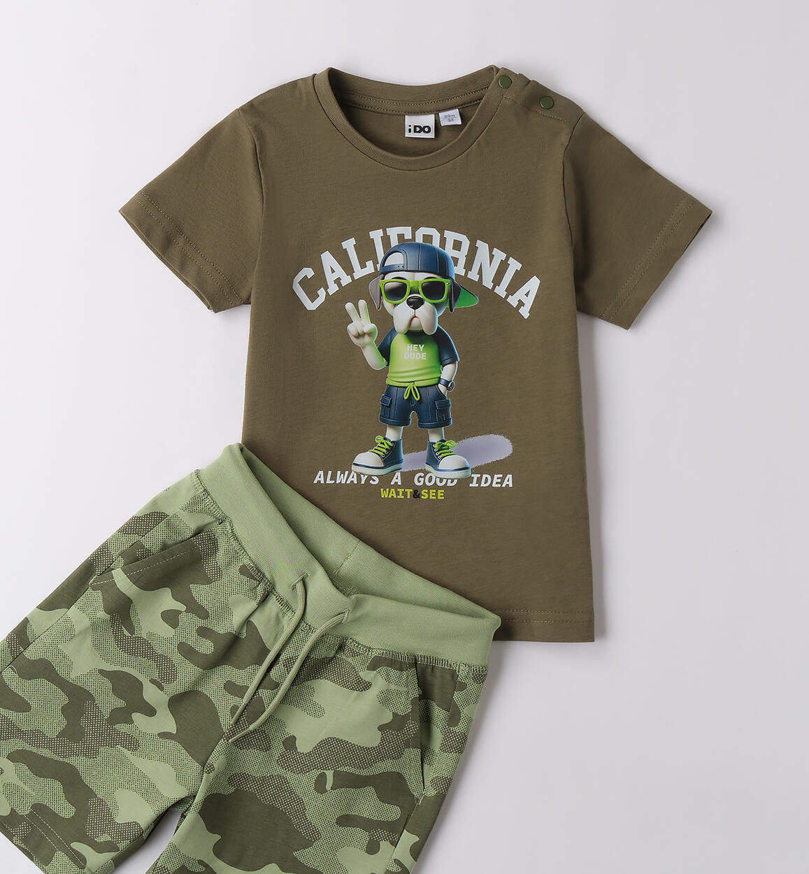 Completo per bambino iDO VERDE SALVIA-4951 - 1274B44600