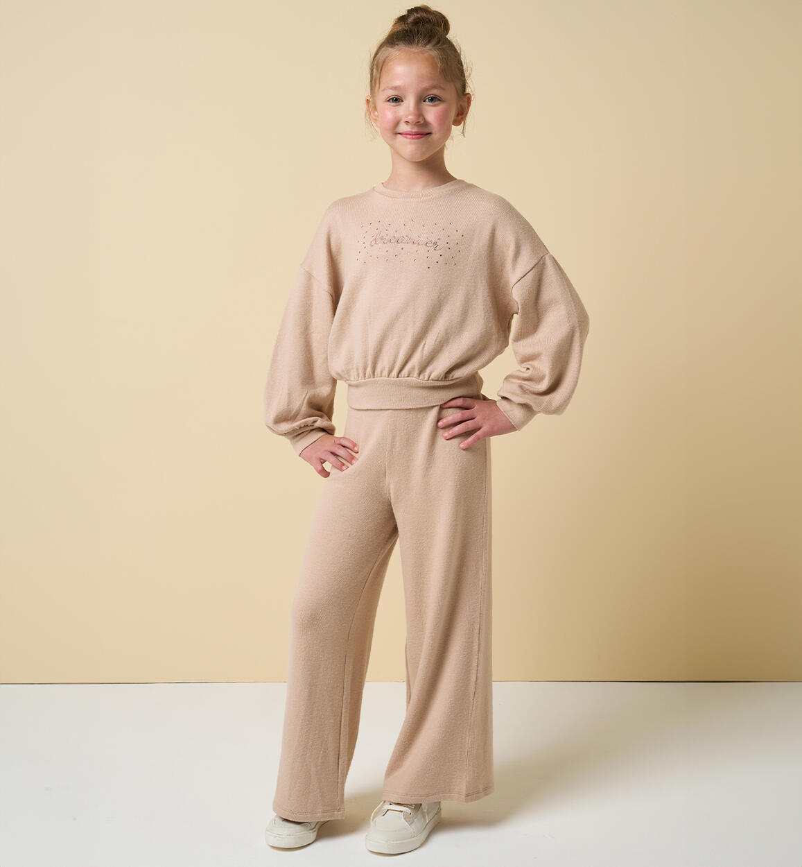 Completo per ragazza BEIGE iDO